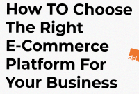 How To Choose The Right E-Commerce Platform For Your Business